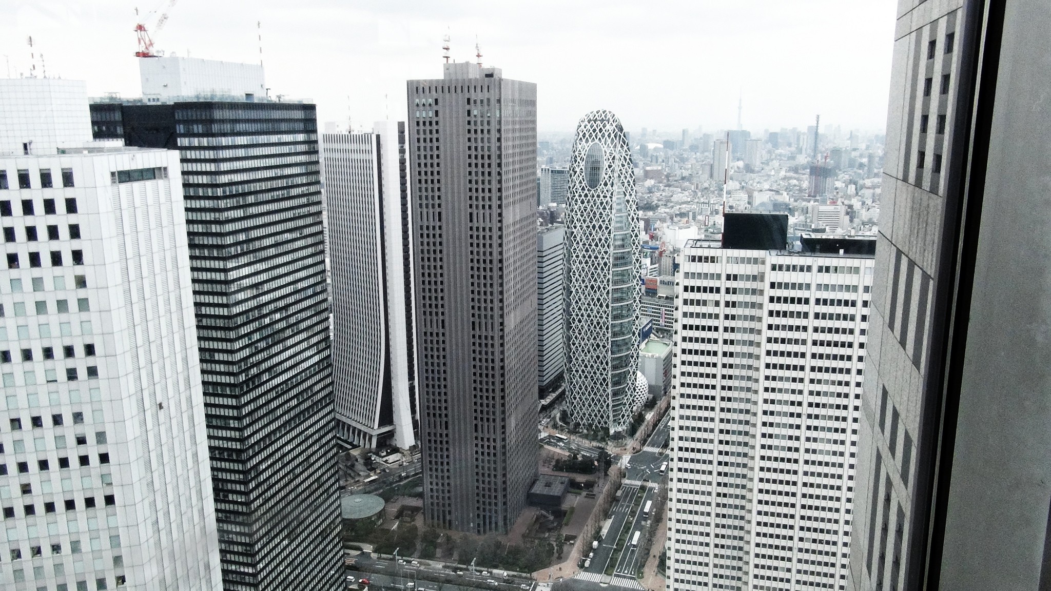 Shinjuku desde el Edificio del Gobierno Metropolitano