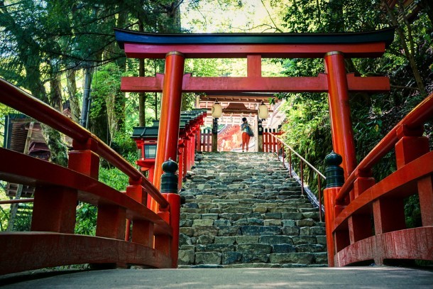 The Torii Gate of Kifune Shrine. Foto de TOTORORO.RORO