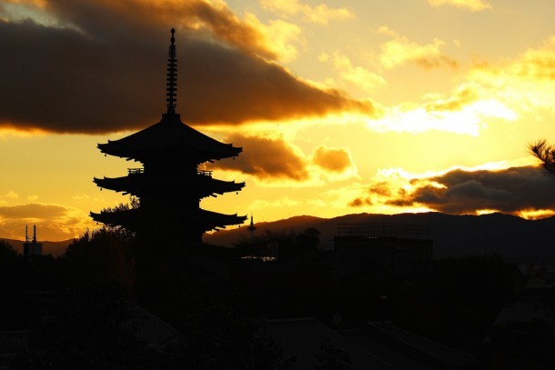 Evening in Kyoto. Foto de Shinya Kawai.