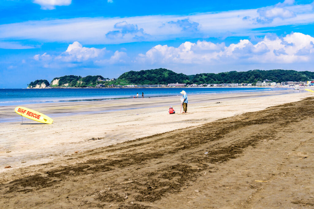 Playa de Kamakura. Foto de Toshihiro Gamo
